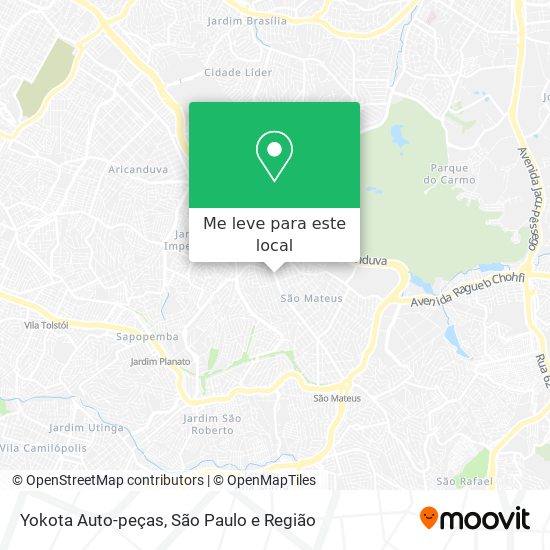 Yokota Auto-peças mapa