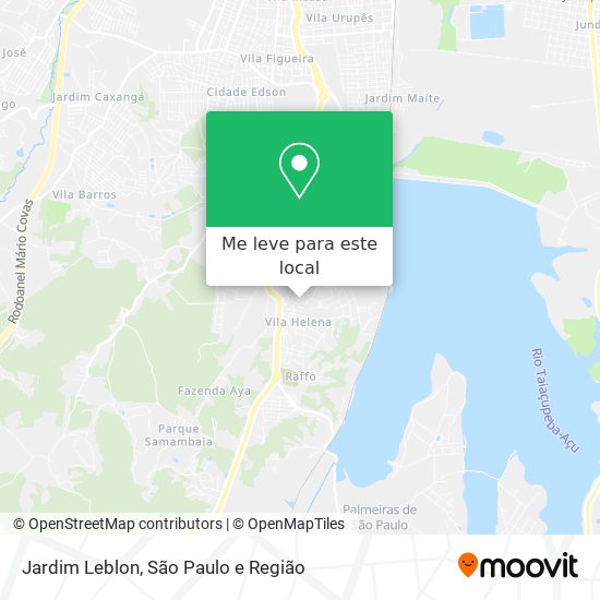 Jardim Leblon mapa