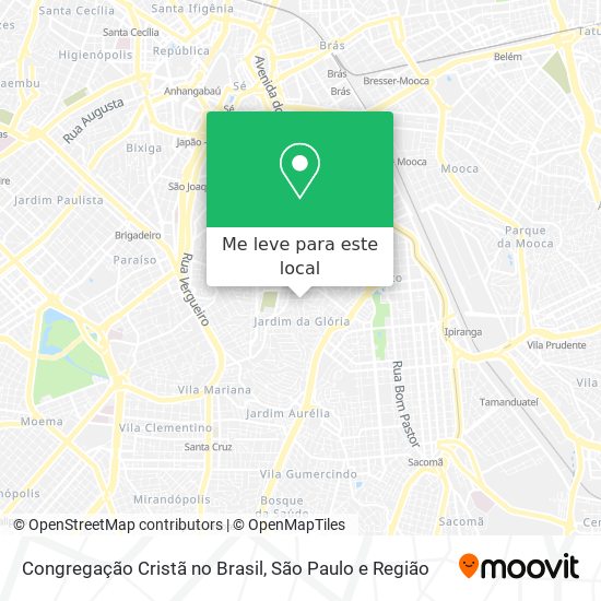 Congregação Cristã no Brasil mapa