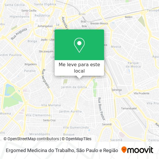 Ergomed Medicina do Trabalho mapa