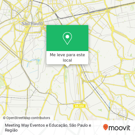 Meeting Way Eventos e Educação mapa