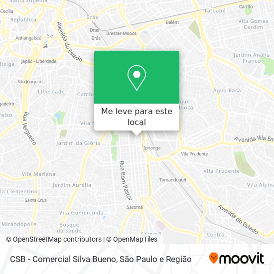 CSB - Comercial Silva Bueno mapa