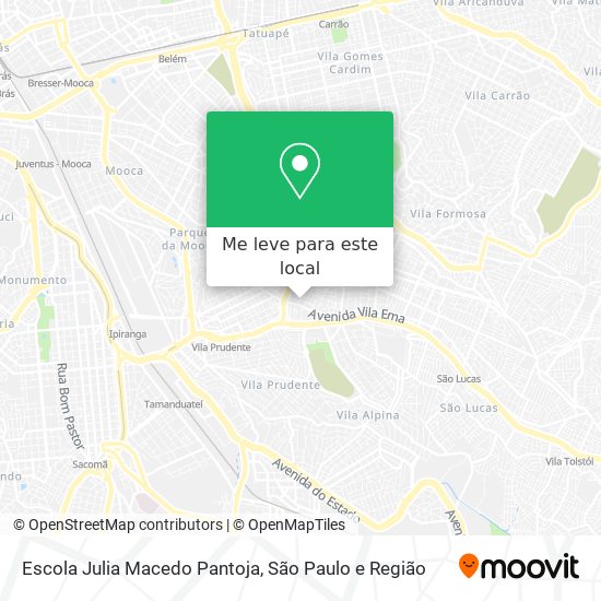 Escola Julia Macedo Pantoja mapa