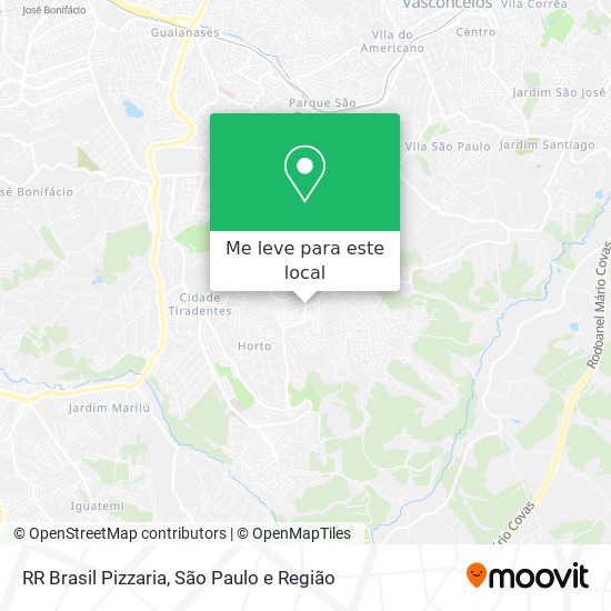RR Brasil Pizzaria mapa