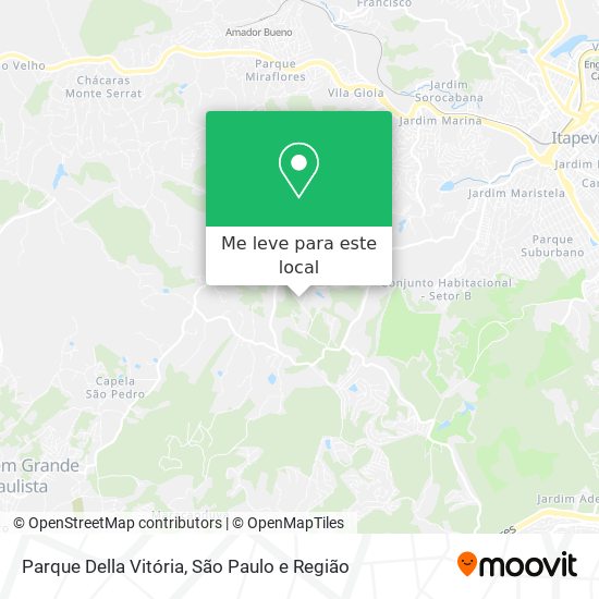 Parque Della Vitória mapa
