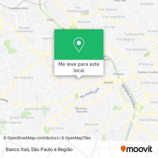 Banco Itaú mapa