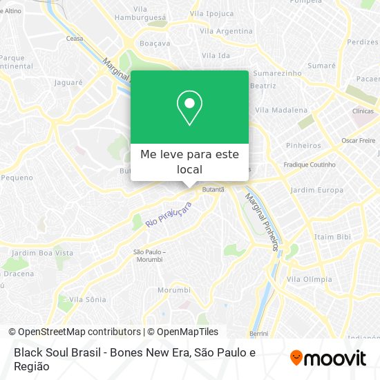 Black Soul Brasil - Bones New Era mapa