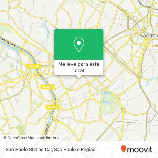 Sao Paolo Stellas Car mapa