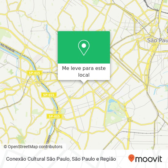 Conexão Cultural São Paulo mapa