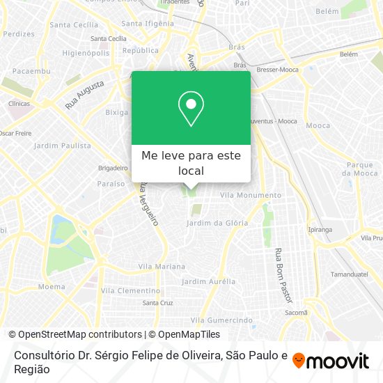 Consultório Dr. Sérgio Felipe de Oliveira mapa
