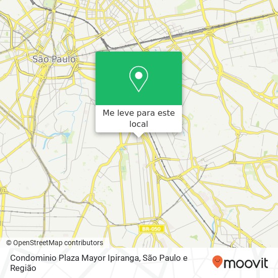 Condominio Plaza Mayor Ipiranga mapa