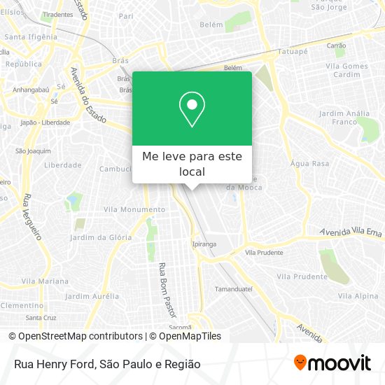 Rua Henry Ford mapa