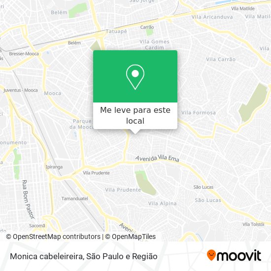 Monica cabeleireira mapa