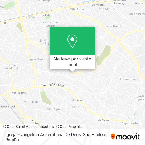 Igreja Evangelica Assembleia De Deus mapa