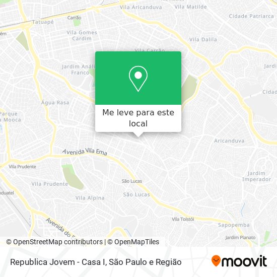 Republica Jovem - Casa I mapa