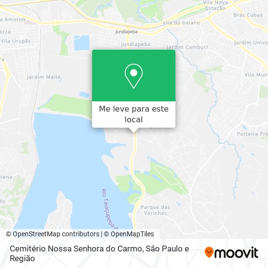 Cemitério Nossa Senhora do Carmo mapa