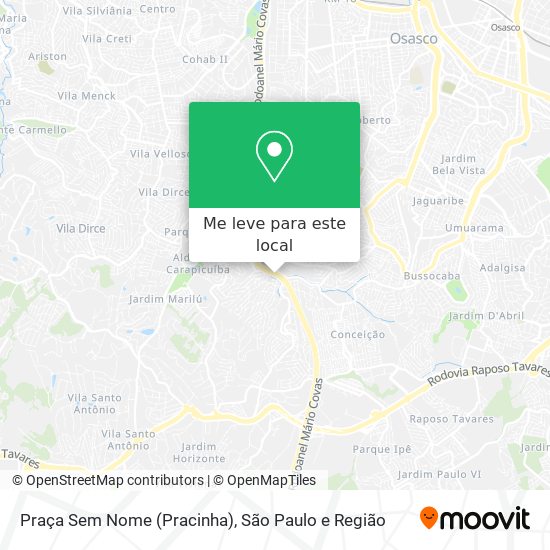 Praça Sem Nome (Pracinha) mapa