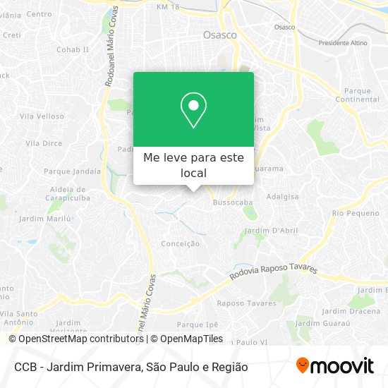 CCB - Jardim Primavera mapa