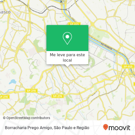 Borracharia Prego Amigo mapa