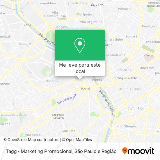 Tagg - Marketing Promocional mapa