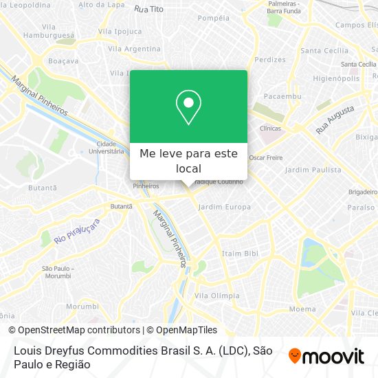 Louis Dreyfus Commodities Brasil S. A. (LDC) mapa