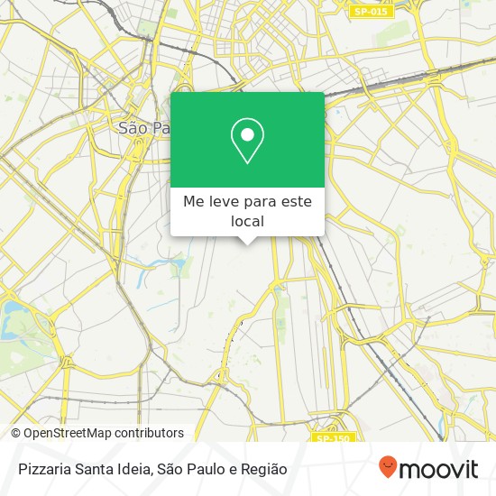 Pizzaria Santa Ideia mapa