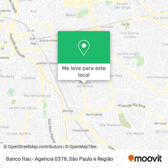 Banco Itau - Agencia 0378 mapa