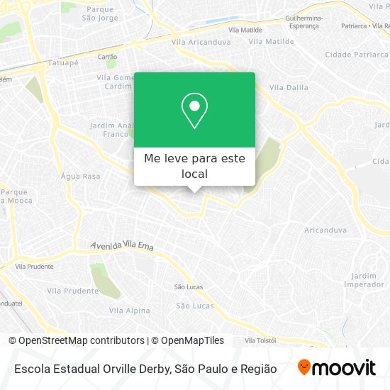 Escola Estadual Orville Derby mapa