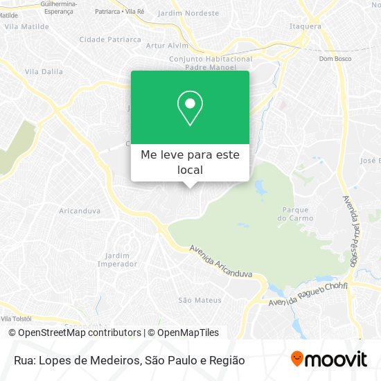 Rua: Lopes de Medeiros mapa