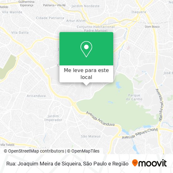 Rua: Joaquim Meira de Siqueira mapa