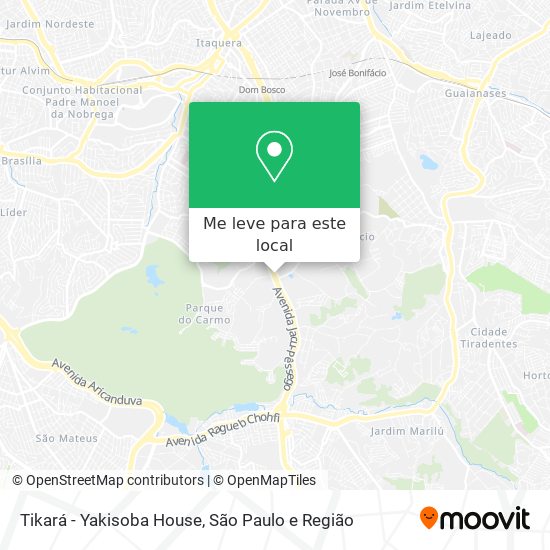 Tikará - Yakisoba House mapa