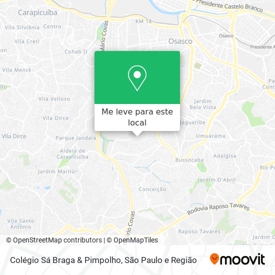 Colégio Sá Braga & Pimpolho mapa