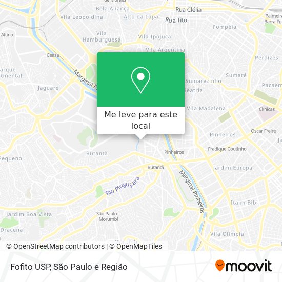 Fofito USP mapa