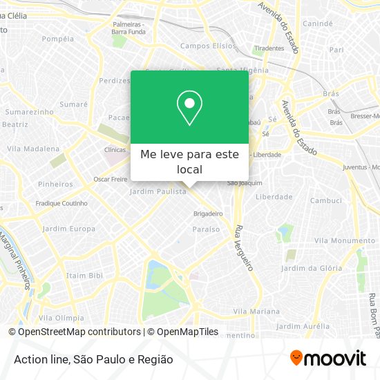 Action line mapa