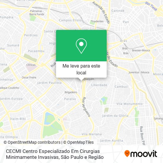 CECMI Centro Especializado Em Cirurgias Minimamente Invasivas mapa