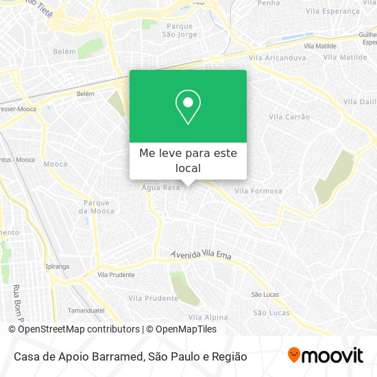 Casa de Apoio Barramed mapa