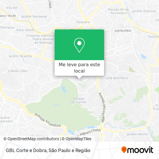 GBL Corte e Dobra mapa