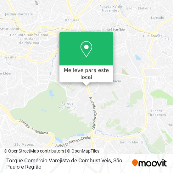 Torque Comércio Varejista de Combustíveis mapa
