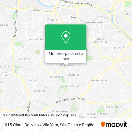015 Olaria Do Nino / Vila Yara mapa