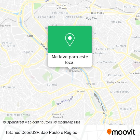 Tetanus CepeUSP mapa