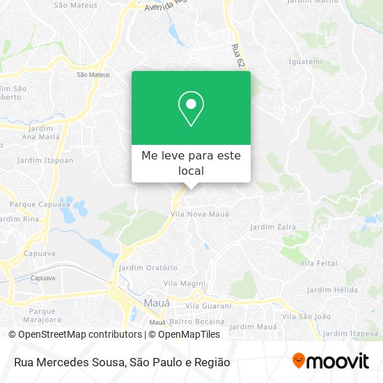 Rua Mercedes Sousa mapa