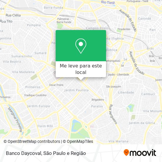 Banco Daycoval mapa