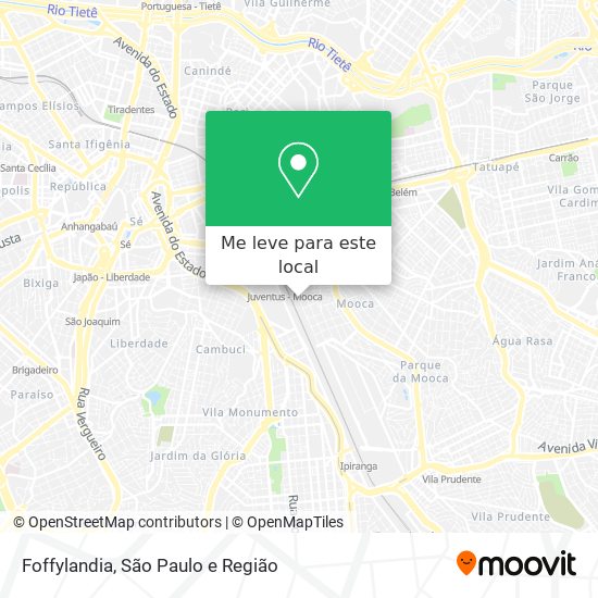 Foffylandia mapa