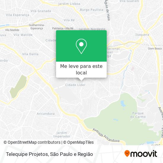 Telequipe Projetos mapa