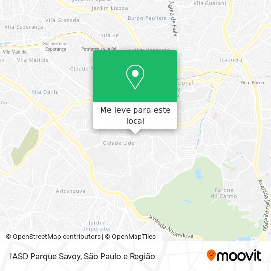 IASD Parque Savoy mapa
