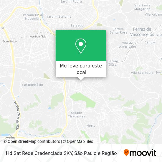 Hd Sat Rede Credenciada SKY mapa