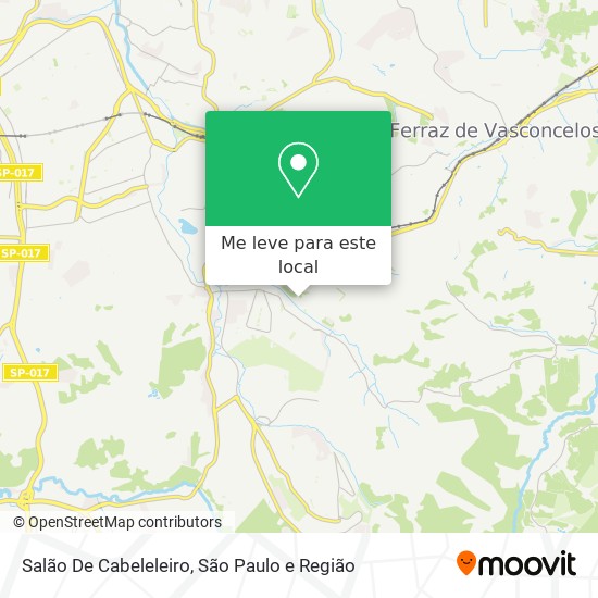 Salão De Cabeleleiro mapa