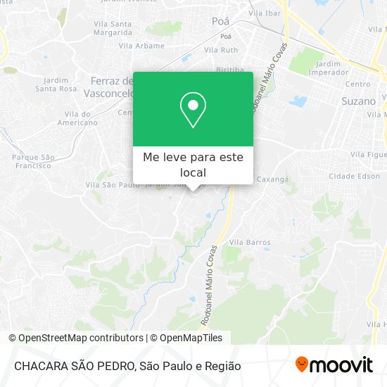 CHACARA SÃO PEDRO mapa