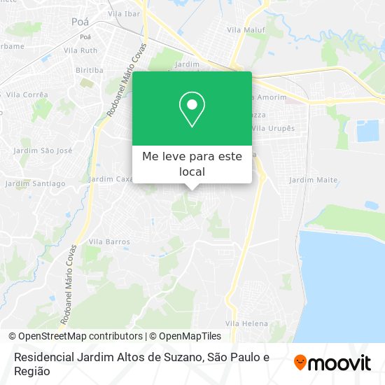 Residencial Jardim Altos de Suzano mapa