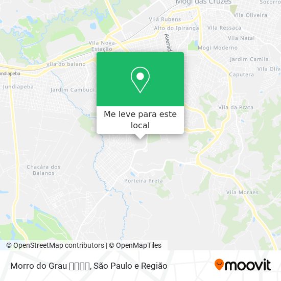 Morro do  Grau 👣⛺🌋🗻 mapa